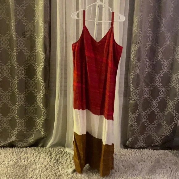 chinese dress ladies Sofie Pintuck Linen Maxi Dress / White | Meshki main image 0
